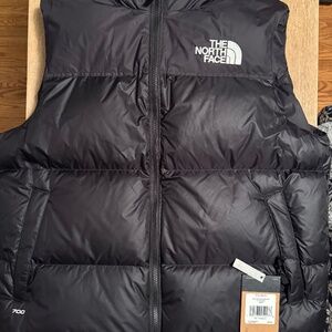 The North Face 96 Retro Nuptse Vest - Men’s - Black/Large - New with Tags